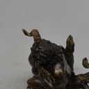 Veronese Design 9 1/2 Inch Pan Playing Flute Cold Cast Resin Bronze Finish Statue Home Decor