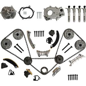 9-0753S 3.6 Timing Chain Kit w/VVT Sprocket Water/Oil Pump Fit For Chevy Equinox Camaro Cadillac CTS XTS ATS GMC Terrain Canyon Buick LaCrosse Enclave Pontiac Saturn 3.0L 3.6L V6 2007-2017