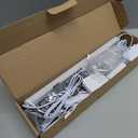 V4light Plug in Under Cabinet Lighting, 6 Pack 12 Inch Ultra-Slim LED Light Bars, Smart App/Voice/Remote Control, Works with Alexa, Dimmable & CCT Adjustable, 5W/Bar, for Kitchen, Closet, Counter