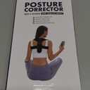 Posture Corrector for Women and Men, Back Brace Adjustable Upper Posture Support, Back Support, Comfortable Back Straightener Support for Clavicle Support, and Providing Pain Relief from Neck (Large)