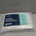 2 Pack King/Cal King Mattress Bag for Moving and Storage, Clear Plastic Mattress Cover for Moving, Waterproof Mattress Disposal Bags