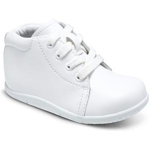 Stride Rite Baby Boys' SRT Elliot Sneakers (6.5 Wide Toddler, White)