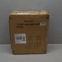 Automatic Dog Cat Feeder and Water Dispenser Gravity Food Feeder and Waterer Set with Pet Food Bowl for Small Medium Dog Puppy Kitten, Large Capacity 1 Gallon x 2(Grey)