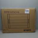 Bamboo Breakfast Tray with Foldable Legs & Detachable Stand | Ergonomic Handle | Portable Bed Tray for Eating, Working, Laptop, Tablet, and PhoneVintage Walnut (Medium, Regular)