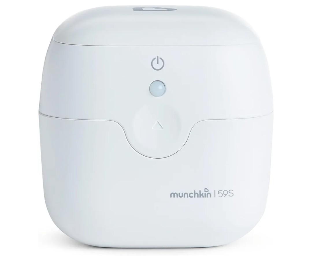 Munchkin Portable UVC Cleaner for Pacifiers, Teethers and More, White