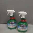 Clorox Clean-Up Cleaner Bleach Spray, 2 Pack, All Purpose Bleach Spray Trigger, Disinfects Kitchen,Bathroom,Tiles,Original Scent, Mold & Mildew Cleaner, 32 oz. Each plus red Microfiber Cleaning Cloth