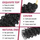 GoGo Curl Crochet Hair 12Inch 6packs Water Wave Crochet Hair GoGo Curl Crotchet Braiding Hair (12 Inch (Pack of 6), 4)