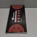 100 Pcs 6 inch Sanding Discs 180 Grit 6 Hole Hook and Loop Round Sandpaper for Random Orbital Sander