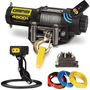 Champion Power Equipment 4500-lb. ATV/UTV Wireless Winch Kit