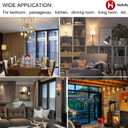 2 x B11 Dimmable Vintage LED Edison Candelabra Bulb 4.5W, 60W Equivalent, High Brightness, 2700K Warm White Light, Clear Glass, Candles/Chandelier Style, E12 Base, 3PCS