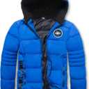 SNOW DREAMS Boys Spring Winter Coat Waterproof Puffer Fall Jacket Hooded Warm for Kids Outerwear Parka (7)