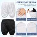 2Pack Adult Diaper Cover for Incontinence Adjustable Waist,Unisex Leak-Protection Pants Over Diapers Waterproof,Washable Adult Incontinence Briefs,Reusable Underwear for Men Women Supplies XL