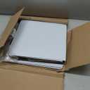 Alow Peel and Stick Floor Tile, 30pcs Self-Adhesive Peel and Stick Flooring, Black and White Vinyl Flooring Waterproof Suit for Kitchen,Toilet RV and More12inX12in