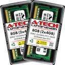 A-Tech 8GB (2x4GB) DDR3 1333MHz PC3-10600 CL9 SODIMM 204-Pin Non-ECC SO-DIMM Laptop, Notebook RAM Memory Modules