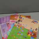 D-FantiX 3D Puffy Stickers for Toddlers 2-4 Years, Reusable Sticker Books for Girls Ages 4-8, Dress-Up, Princess, Mermaid, Pet, Car Road Trip Activities for Kids 3-5, Airplane Travel Essentials