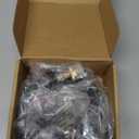 6ft Propane Hose Adapter 1lb to 20lb with Gauge, Propane Tank Adapters 1 lb to 20 lb Converter,5-40lb Propane Tank Hose Adapter for Weber Q Grill/Coleman Stove/Blackstone Griddle/Buddy Heater