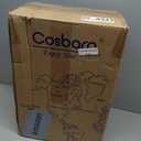 Cosbarn Carry On Luggage 22x14x9 Airline Approved, Hardside 20 Inch Carry on Suitcases with Wheels, Hard Shell ABS Lightweight Carry on Luggage Set, Travel Suitcase Set with TSA Lock, Black