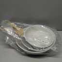 SENSARTE Nonstick Frying Pan Skillets, White Ceramic Coating Omelette Pans, Healthy Cookware Chef's Pan, Free of PTFE & PFAS (9.5+11+12.5 Inch)