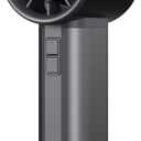 Portable Handheld Turbo Fan, 100 Speeds Adjustable Mini Personal Fan, 4500mAh USB-C Rechargeable Battery Operated, Digital Display, Ultra-Quiet & Durable for Travel, Office, Gym, Outdoor Black