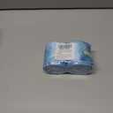 LaRibbons Christmas Wired Ribbon 2.5 inch Double Faced Blue Snowflakes and Striped Christmas Ribbon for Tree Garland, Wreath Bow, Xmas Crafts Decorations, 2 Rolls 10 Yards Total