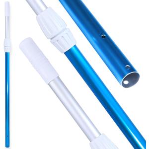 SWIMLINE HYDROTOOLS 83515 2-Piece Telescopic Pole 6 To 11 Feet Adjustable Telepole For Swimming Pool Cleaning Skimmer Nets Vacuum Heads & Brushes Step-Up Anodized Aluminum W/ Strong Grip & Lock