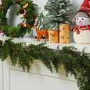 12 Pcs Christmas Garland Hanger for Mantle Damage Free Garland Hooks with Removable Adhesive Hanging Wreath Ties Stocking Holder Reusable Straps for Christmas Wreath Fireplace Mantle Stairways