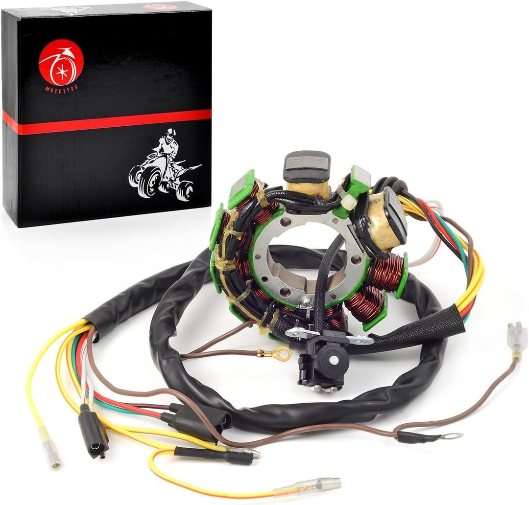 MOTO1988 Magneto Stator coil Compatible with Polaris Sportsman 335 400 500 Magnum 425 Worker 335 Xplorer Ranger 500 1995-2002 OEM 3084974 3086860