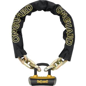 Onguard Beast Chain Lock with X4 Padlock (110 cm x 14 mm)
