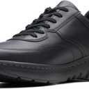 Clarks Mens Clarkspro Lace (14, Black Leather)