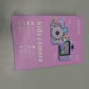 Kids Camera for 3-12 Year Olds | HD Dual Lens Camera with 32GB Memory Card, 2 Shockproof Silicone Cases, Educational Games, MP3 Player, Video Recorder & Fun Filters | Gift for Boys Girls (Purple Unicorn)