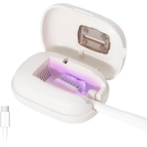 Upgraded UV Toothbrush Cover with Fan,Rechargeable Travel Toothbrush Case with Magnetic Holder&Wall Mount for Houshold and Traveling