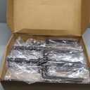 4 Pack String Light Poles for Outside, Upgraded Heavy-Duty Metal Light Poles for Outdoor String Lights with Fork, Adjustable Lighting Accessories for Patio Decor Backyard Pergola Garden Decorations