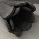 Large Stone Dish Drying Mat for Kitchen Counter, Quick Dry Diatomaceous Earth Stone Mat, Roll-Up Dish Mat for Dishes Bottles Cups, Super Absorbent & Non-Slip, 24"16",Grey (Gray)