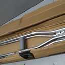 Medline Aluminum Crutches for Kids, Adults & Seniors, Walking Aid, 300 LB Weight Capacity,1 Pair, Fitting 5'2" - 5'10"