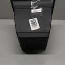 The HC Companies 12 Inch Eclipse Square Planter Pots with Drainage Holes & Attached Saucer, Lightweight UV-Resistant Plastic Indoor Outdoor Planters, 2-Pack Flower Pots for Garden & Home Decor, Black