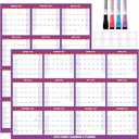 Wall Calendar 2026-32" x 48" Dry Erase Calendar for Wall, 12 Monthly Calendar From Jan to Dec, Reversible, Double Laminated 2026 wall Calendar, Extra Large Wall Calendar for Home Kitchen Office