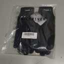 BRUCERIVER Womens Winter Touchscreen Knit Glove With Thinsulate Lining Cabel design Rib Cuff (Black)