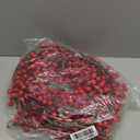 Lulu Home Red Berry Garland, 8.9FT Flexible Artificial Christmas Holly Berry Vine, Winter Berry Garland for Mantle Xmas Tree Window Door Hanging Indoor Outdoor Holiday Decoration (1)