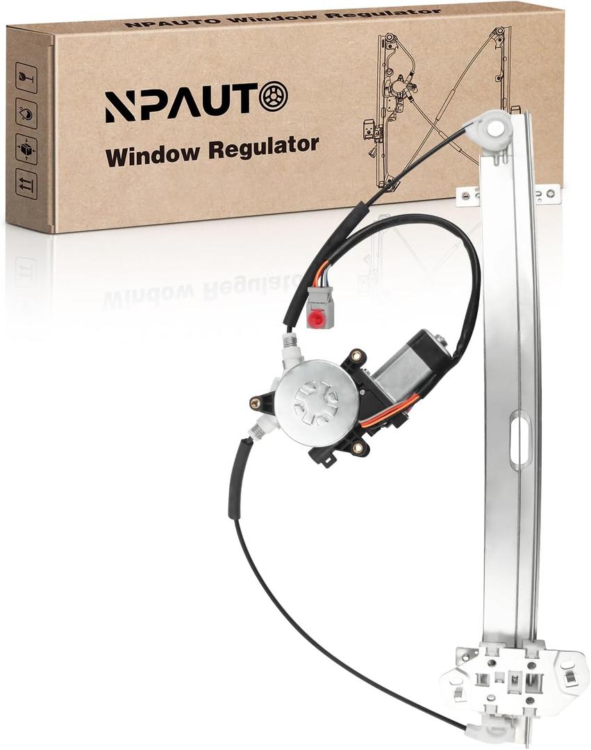 Front Driver Side Power Window Regulator with Motor fit for Honda CR-V CRV 2002 2003 2004 2005 2006, 741-302, Left