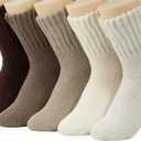 Weweya Boot Socks for Women - Thick Winter Knit Warm Socks - Gifts for Women, Size M