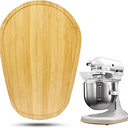 Bamboo Mixer Slider Compatible with Kitchen aid Bowl Lift 58 Qt Stand Mixer  Kitchen Countertop Storage Mover Sliding Caddy for Kitchen Aid 58 Qt Mixer