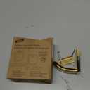 TAILI Powerful Suction Cup Razor Holder 2 Pack, Stylish 304 Stainless Steel Bathroom Suction Hooks for Towel, Loofah, Bathrobe, Shaver Holder for Shower Wall, Easy to Install and Reuse, Gold