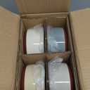 Ceramic Bowl with Lid: 20 oz Microwave Safe Porcelain Soup Containers for Food Storage, Meal Prep, Working Lunch, Picnic & Camping - 5-Inch Set of 4 Dipped Color & Speckle