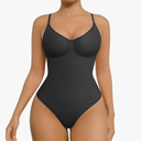 FeelinGirl Shapewear Bodysuit for Women Tummy Control Seamless Sculpting Snatched Waist Body Suit Body Shaper Thong XS-S