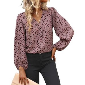Egretlac Off pink And Black Cheetah Print top Size XL