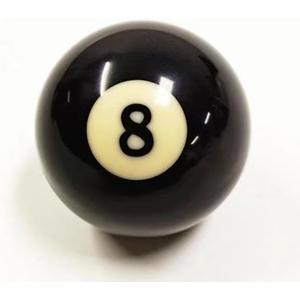 Replacement Pool BallReplacement Eight Ball, 2-1/4" Regulation Size Billiard, Regulation Weight15 Object Balls (8)