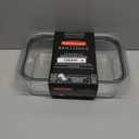 Rubbermaid Brilliance Large Food Storage Container, 9.6 Cup, BPA-Free, Leak-Proof, Clear