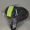 Oversized Bike Seat for Peloton Bike & Bike+, Comfort Seat Cushion Compatible with Peloton, Road or Exercise Bikes, Bicycle Wide Saddle Replacement for Men & Women, Accessories for Peloton (Red)