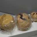 Fuutreo 3 Pcs Resin Halloween Pumpkin Decor Jack O' Lantern Outdoor Decor