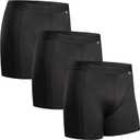 DANISH ENDURANCE Men's Performance Boxer Briefs (3-Pack)  Moisture-Wicking, Quick-Dry Comfort with Extra-Long Fit (Large, Black)